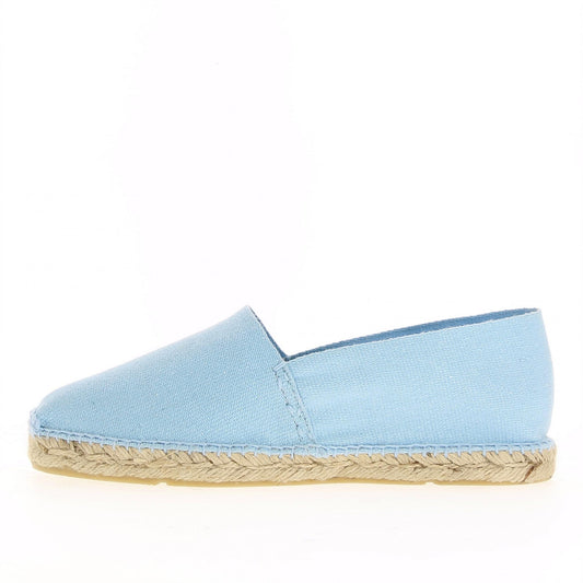 Classic Light Blue Espadrilles | Hand-Sewn & 100% Made in France